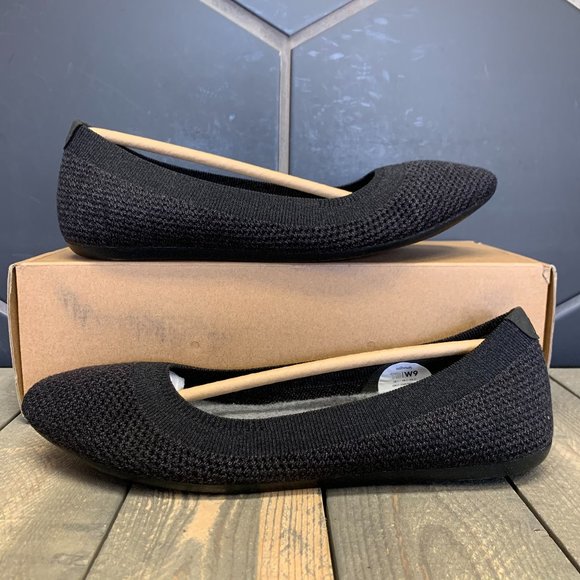 COPY - Womens All Birds Tree Breezers Flats Black Size 9 - Picture 1 of 6